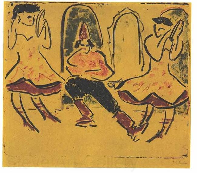 Ernst Ludwig Kirchner Hungarian dance